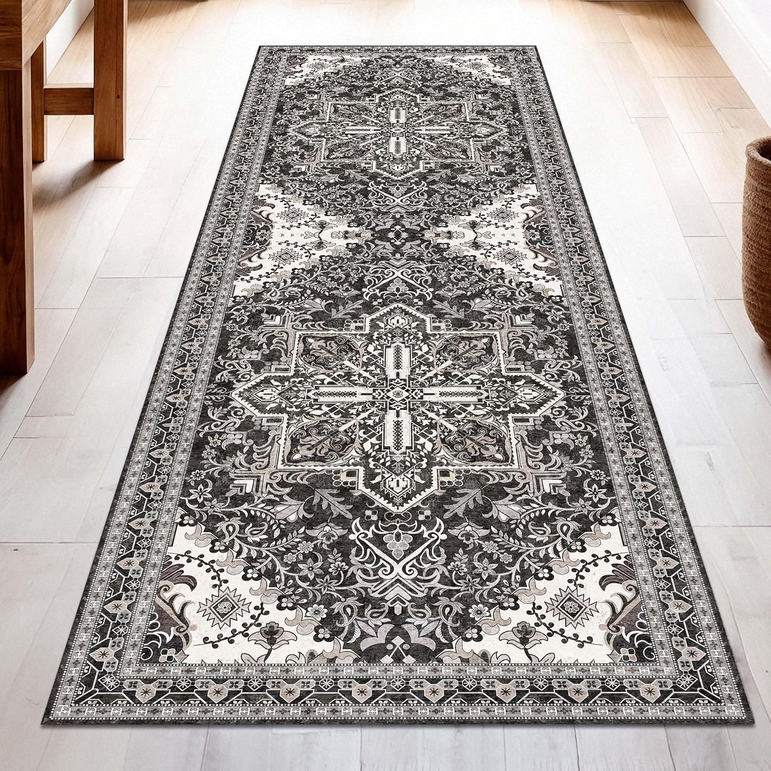 Washable Runner Rug 2x6 | Non Slip Rug Runners for Home