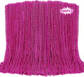 200PCS Mardi Gras Beads 33ft Hot Pink Necklaces - Bulk Party Favors