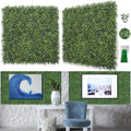 Bybeton Artificial Boxwood Grass Wall Panels 20x20 in (10 Pack)