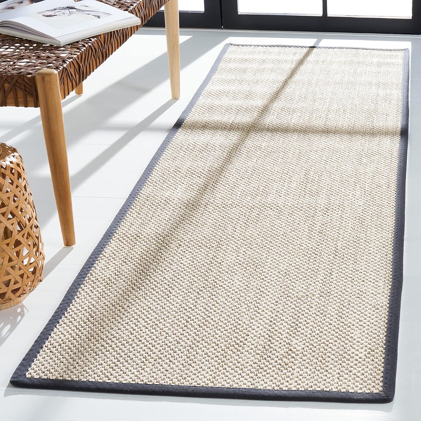 SAFAVIEH Natural Fiber Runner Rug - Stylish 2ft 6in x 16ft Design
