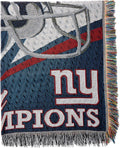 Northwest NFL Woven Tapestry Throw Blanket - Team Championship Art
