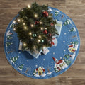 Bucilla 89076E Christmas Village Tree Skirt Felt Applique Kit