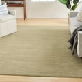 Nourison Home Essentials 6 ft x 9 ft Fabric Green Gold Area Rug
