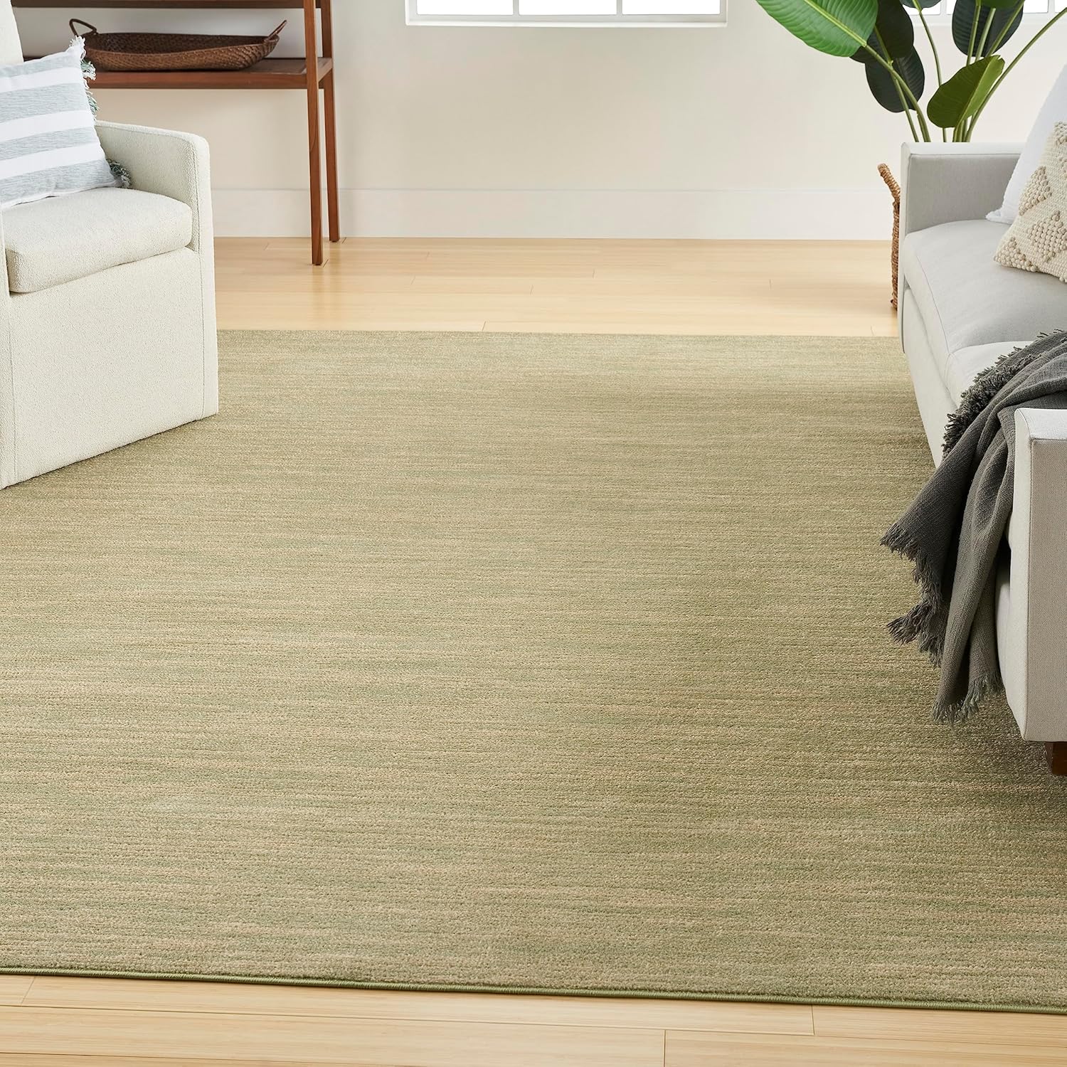 Nourison Home Essentials 6ft x 9ft Green Gold Area Rug Review