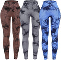 Tie Dye Seamless High Waisted Workout Leggings for Women - Scrunch you
