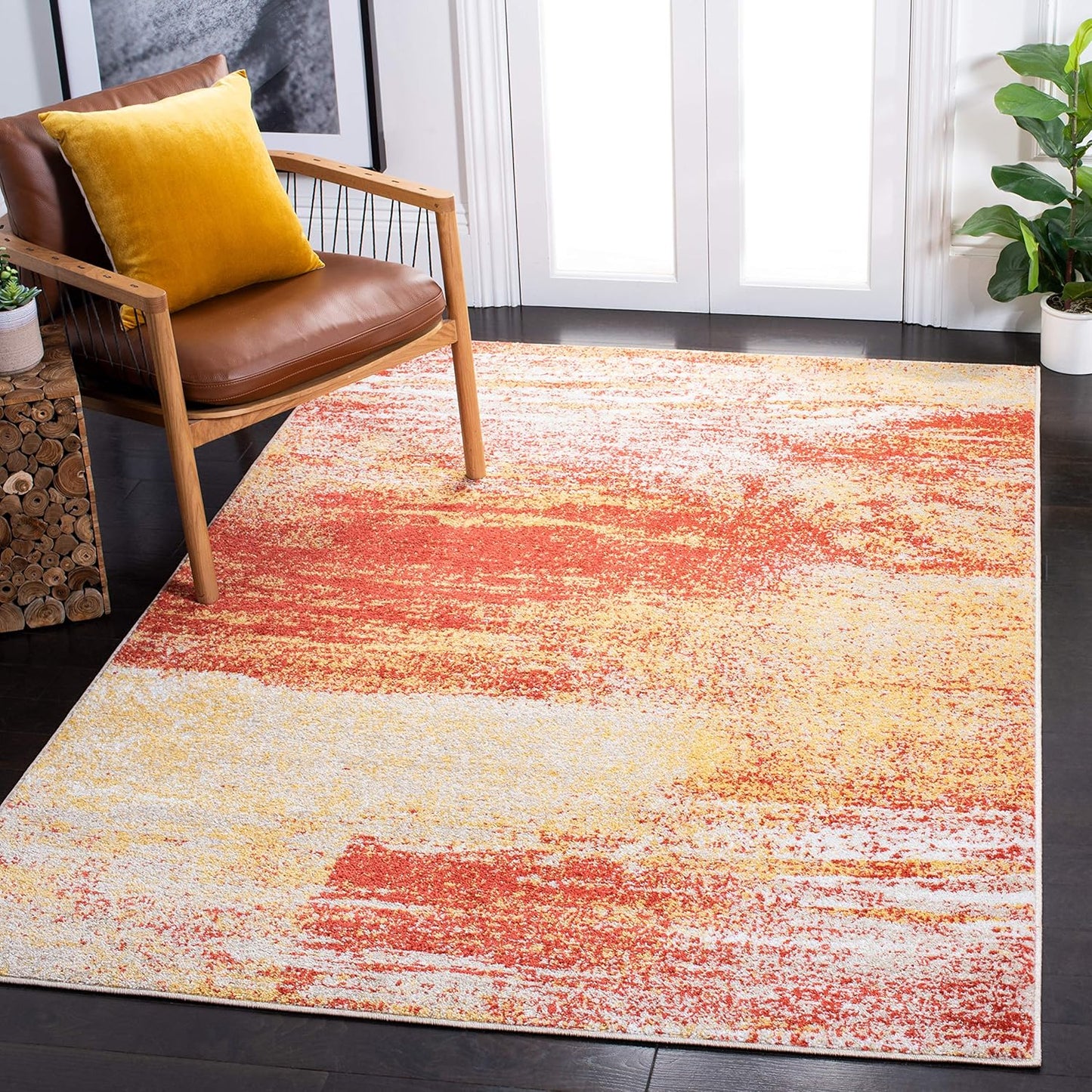 SAFAVIEH Adirondack Collection Area Rug - Modern Abstract Design