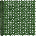 Artificial Ivy Privacy Fence Wall Screen 6ft x 12ft - Realistic Green