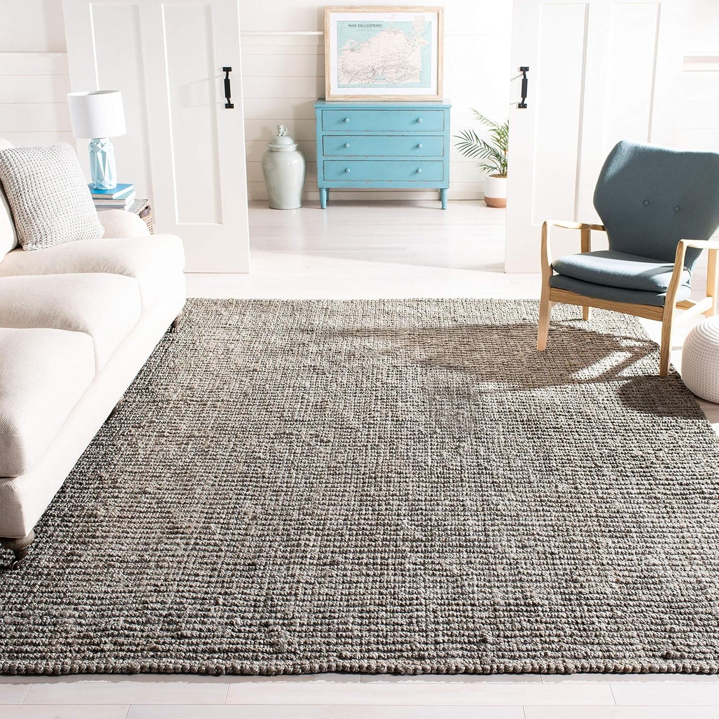 Handmade Jute Area Rug 11x15 - Natural Fiber Collection