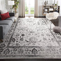 Adirondack Area Rug 12 ft Square Grey & Black - Durable, Low Shed