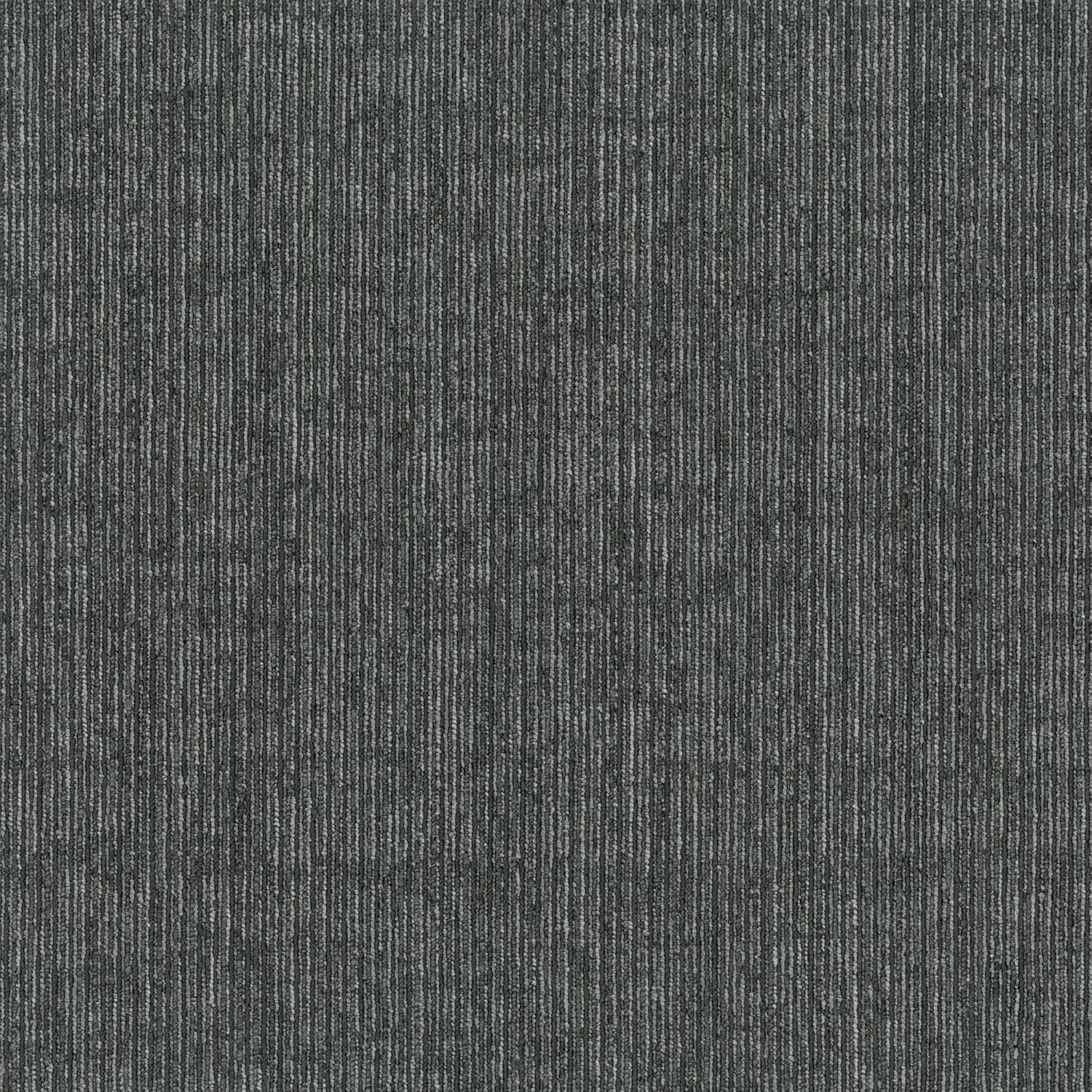 Mohawk Basics 24in x 24in Berber Carpet Tile in Charcoal Color