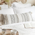 Black Neutral Decorative Lumbar Throw Pillow Cover for Home Decor