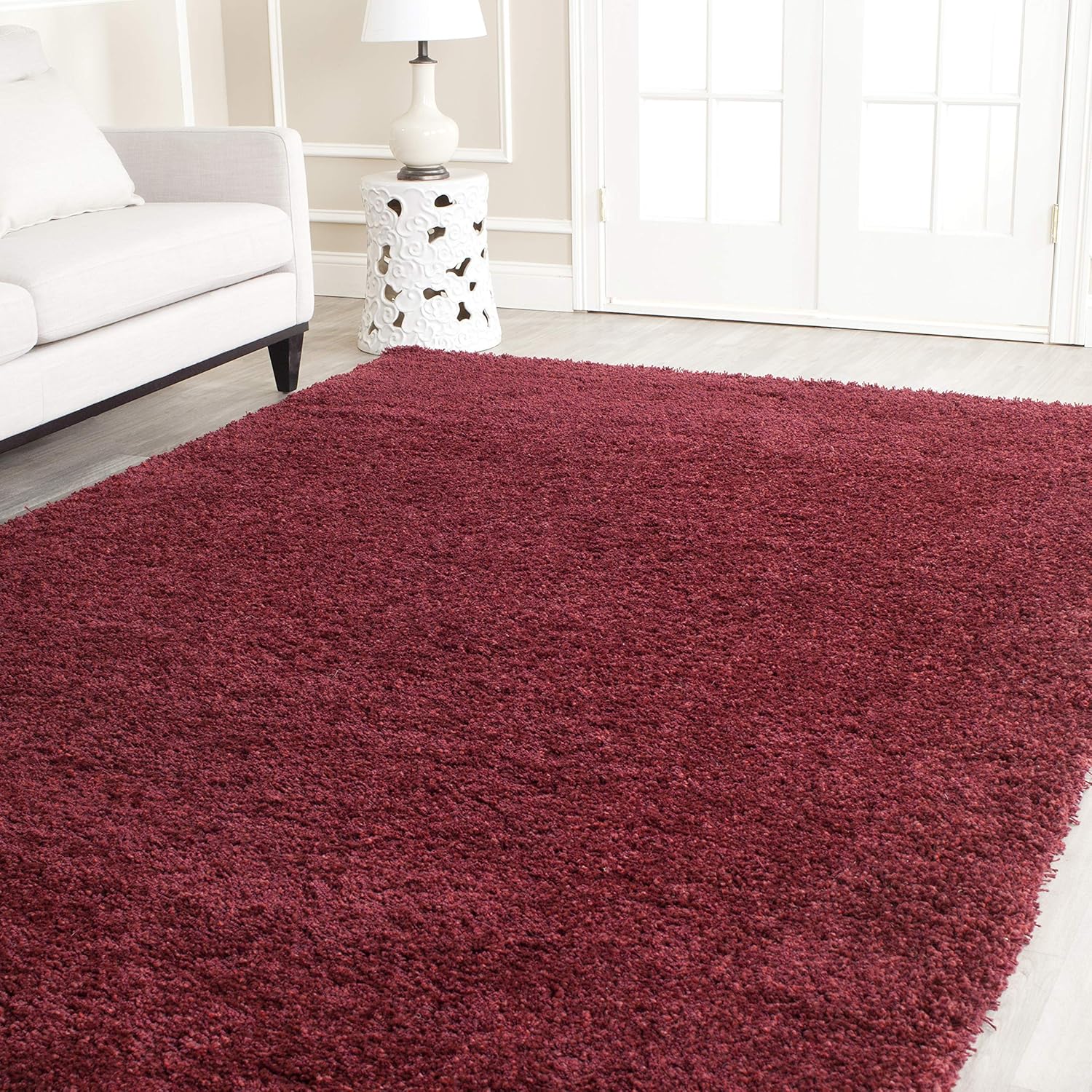 SAFAVIEH California Shag Collection Area Rug - 6ft 7in Square
