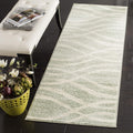 SAFAVIEH Adirondack Runner Rug 2ft 6in x 12ft - Sage & Cream Modern