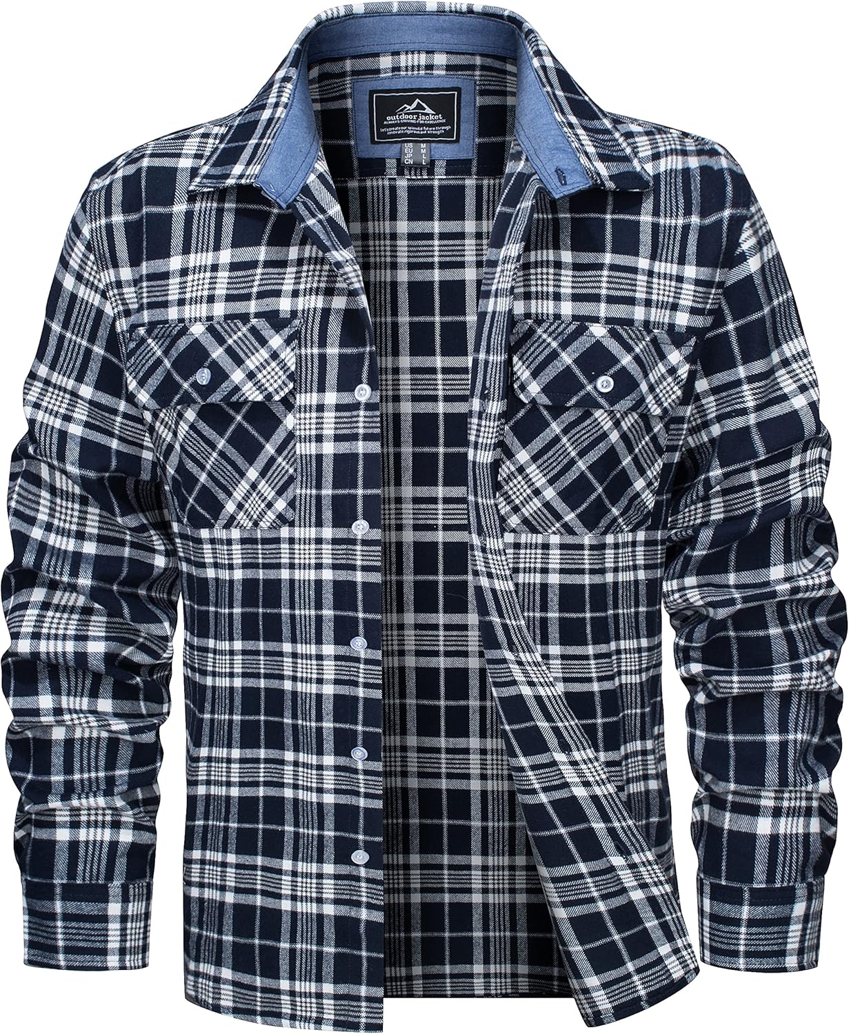 MAGCOMSEN Men's Flannel Shirts for Casual Fashion and Comfort