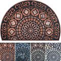 ubdyo Unique Pattern Front Door Mat - Heavy Duty Low Profile
