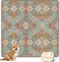 Washable Pee Pads for Dogs 54ft x54ft - Stylish, Non-Slip, Leak-Proof