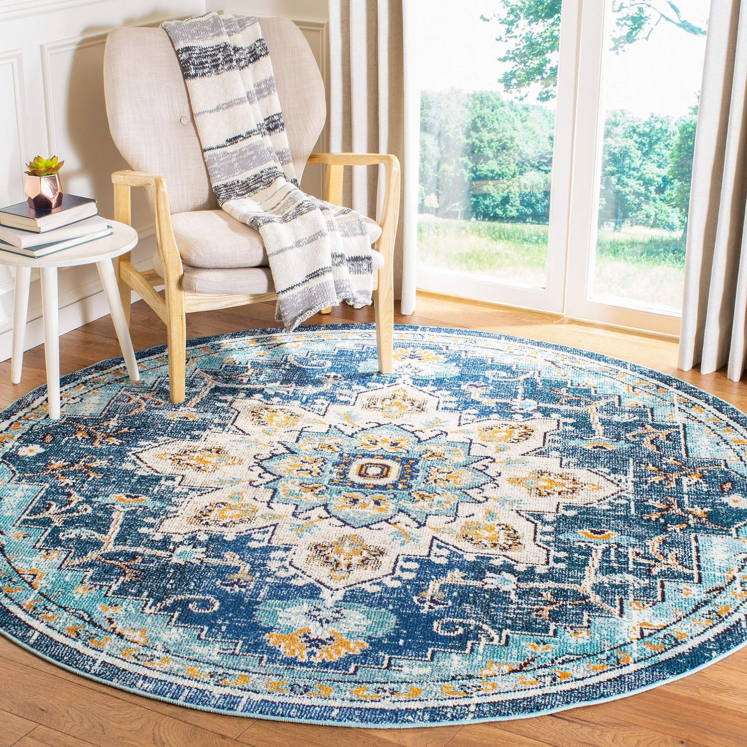 SAFAVIEH Madison Collection Area Rug - Boho Chic Design