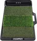 CHAMPKEY Tri-Turf Golf Mat | Adhesive Tech | Ultimate Durability