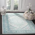 SAFAVIEH Adirondack Area Rug - Stylish 6ft x 9ft Ivory & Teal