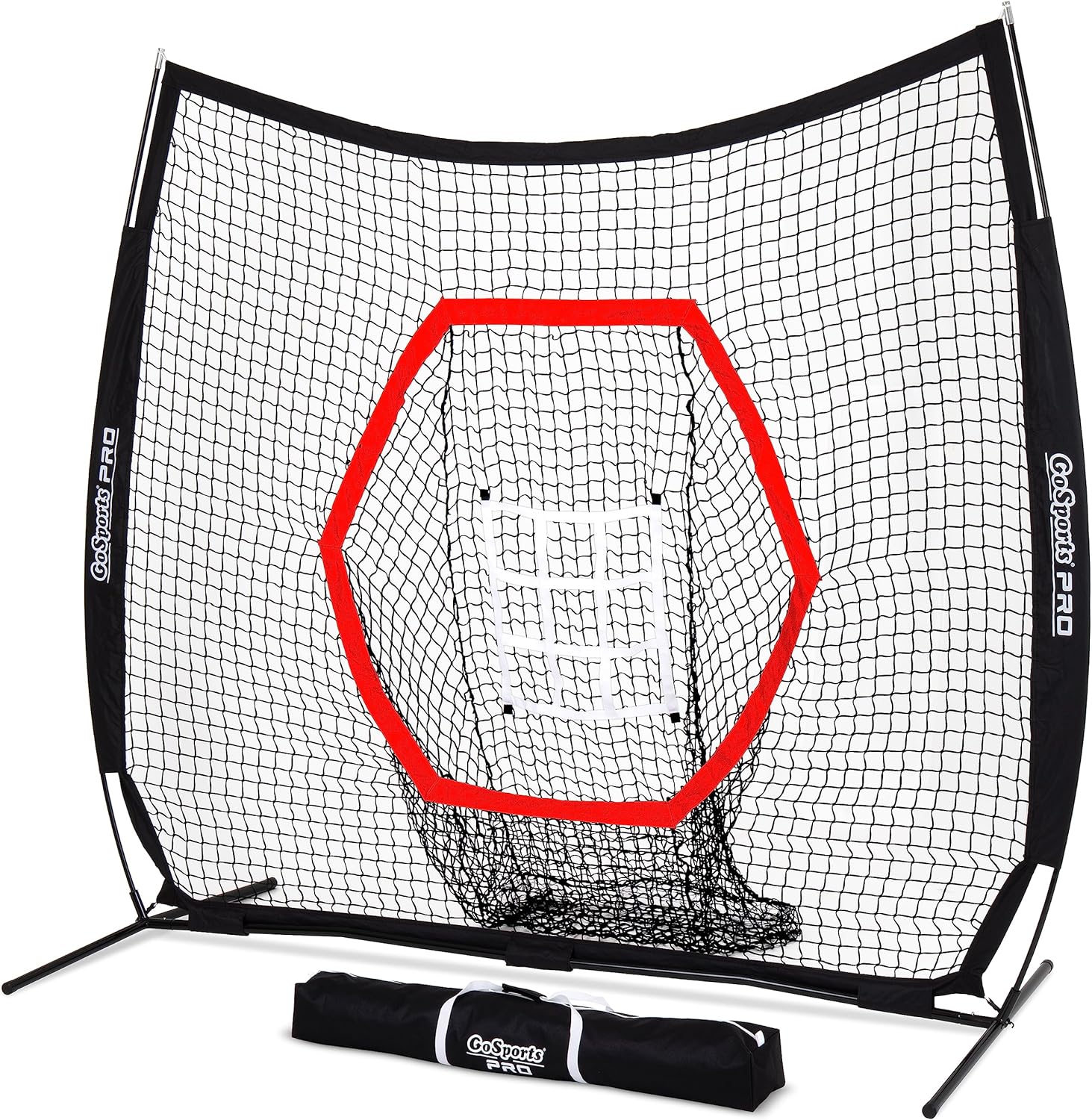 GoSports 7 ft x 7 ft Baseball & Softball Nets for Practice