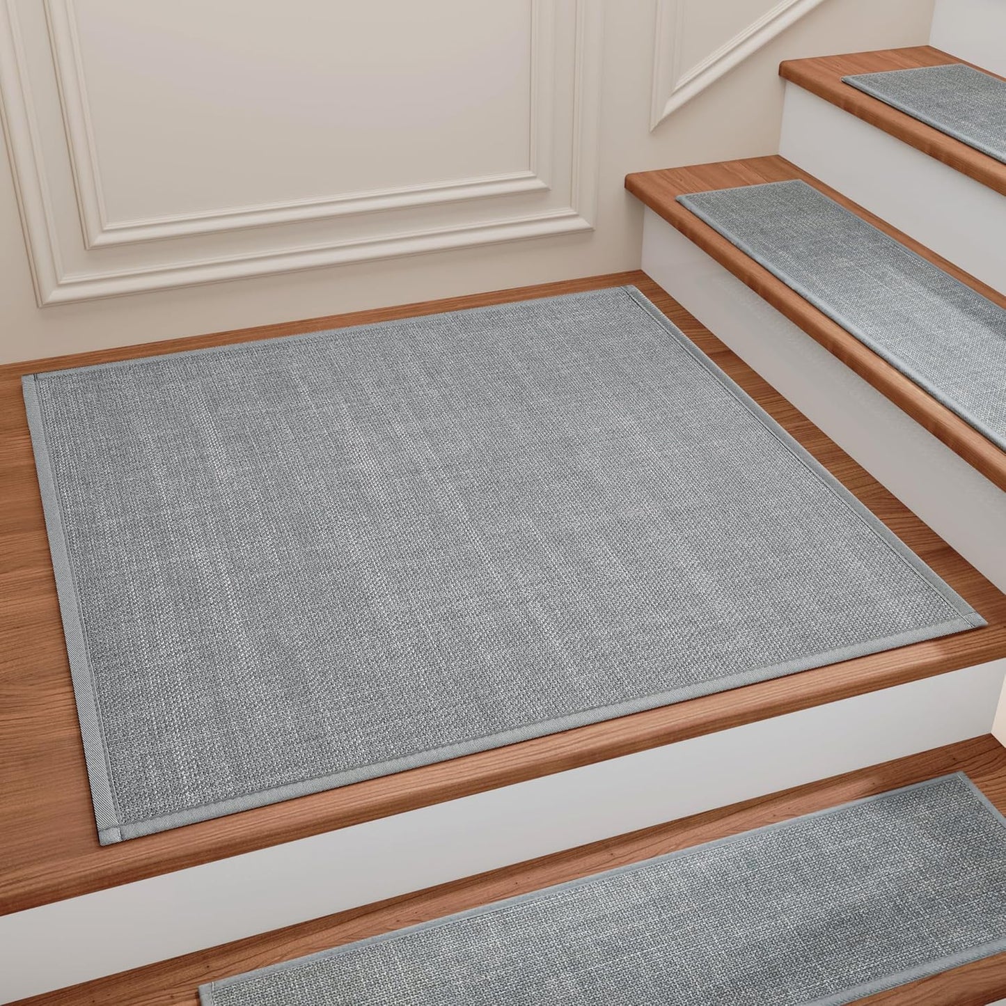 Non Slip Stair Treads Carpet for Wooden Steps, 31in x 31in