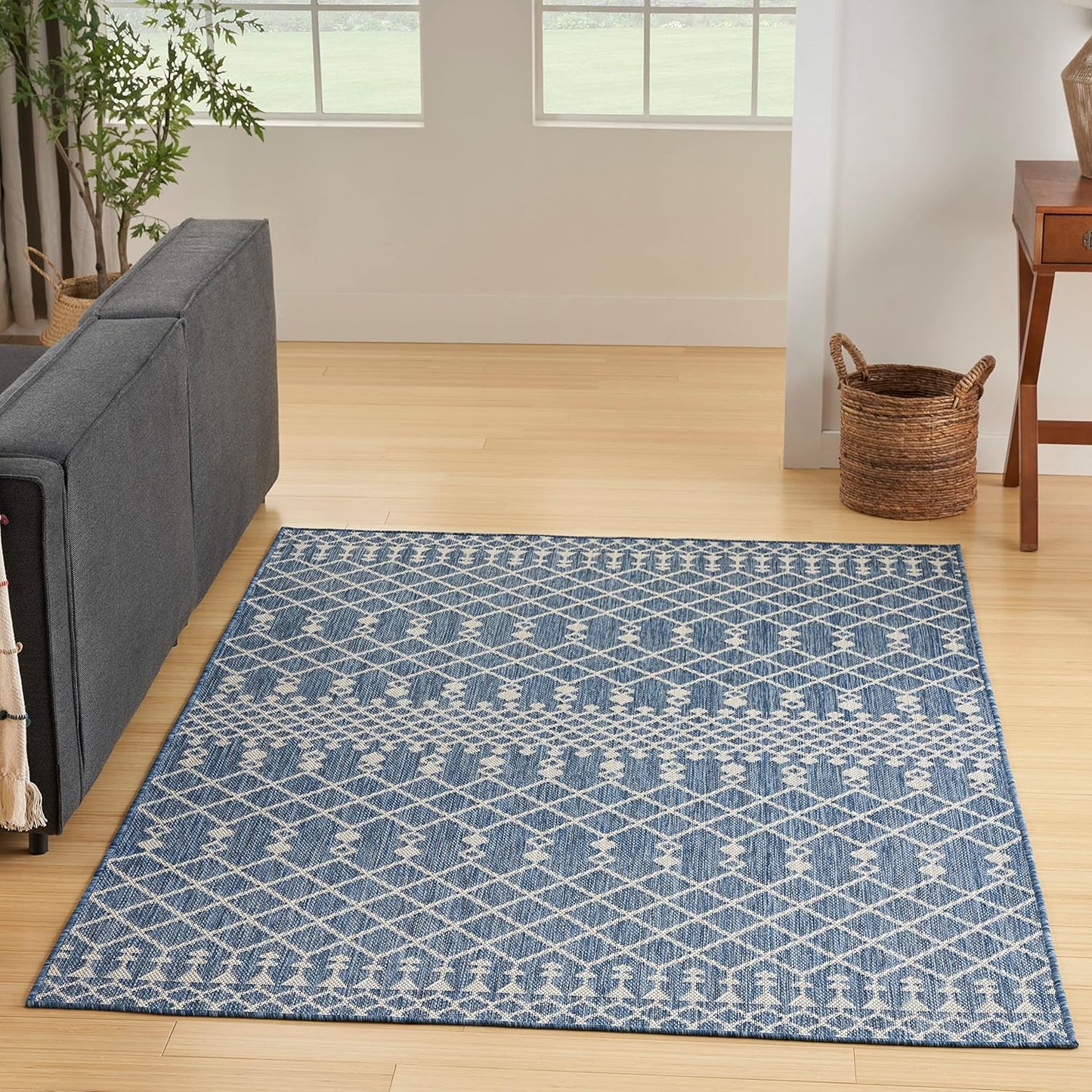 Nourison Home Positano 5ft x 7ft Navy Blue Area Rug Review