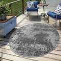 Terrace Outdoor Round Rug 5ft Round - Washable, Waterproof Patio Rug