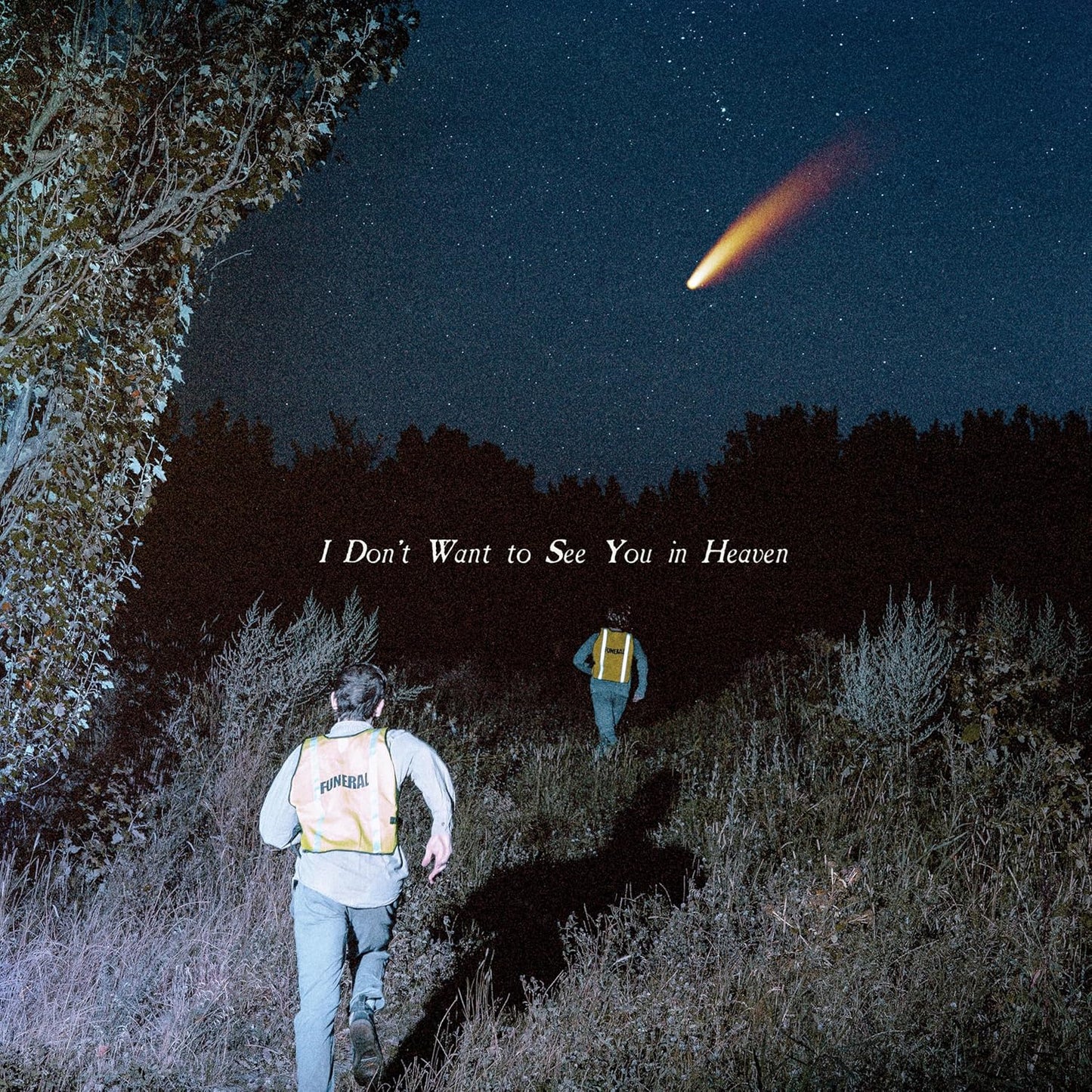 I Don't Want to See You in Heaven - Blue/Beige Stylish Design