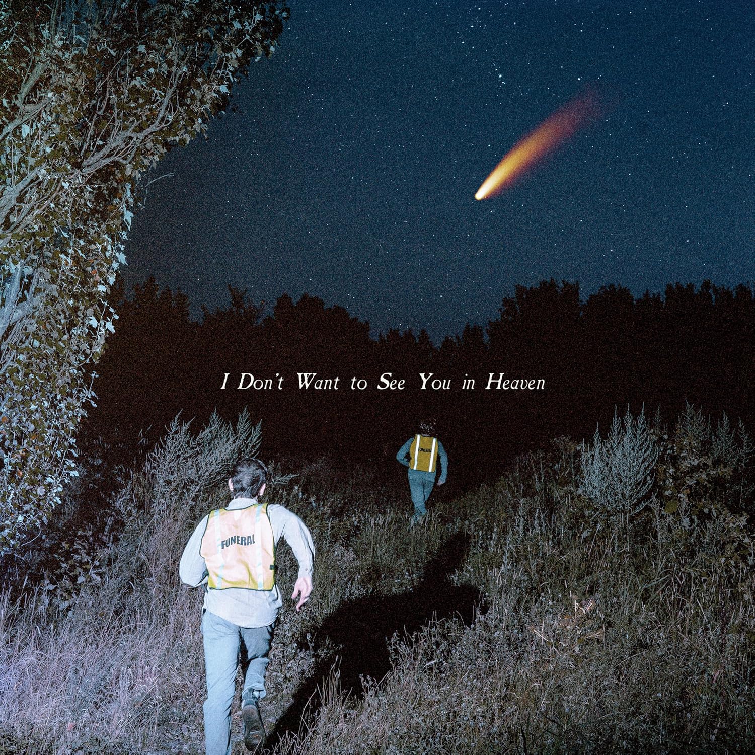 I Don't Want to See You in Heaven - Blue/Beige Stylish Design