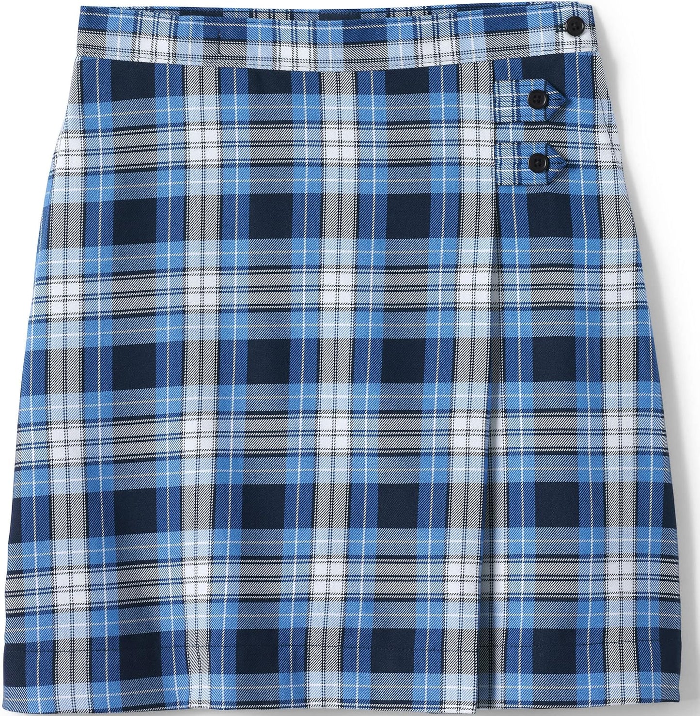 Lands' End School Uniform Girls Solid A-line Skirt Below The Knee