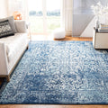 Evoke 11 ft x 15 ft Navy Ivory Oriental Distressed Area Rug - Durable