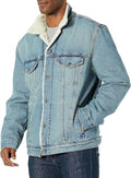 Levi's Men's Sherpa Trucker Jacket - Warm Everyday Layer Denim