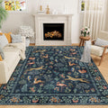 DUKINO 5x7 Washable Animal Rug for Living Room and Bedroom