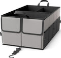 EPAuto 3-Compartment Cargo Trunk Storage Organizer - Neat Car Storage