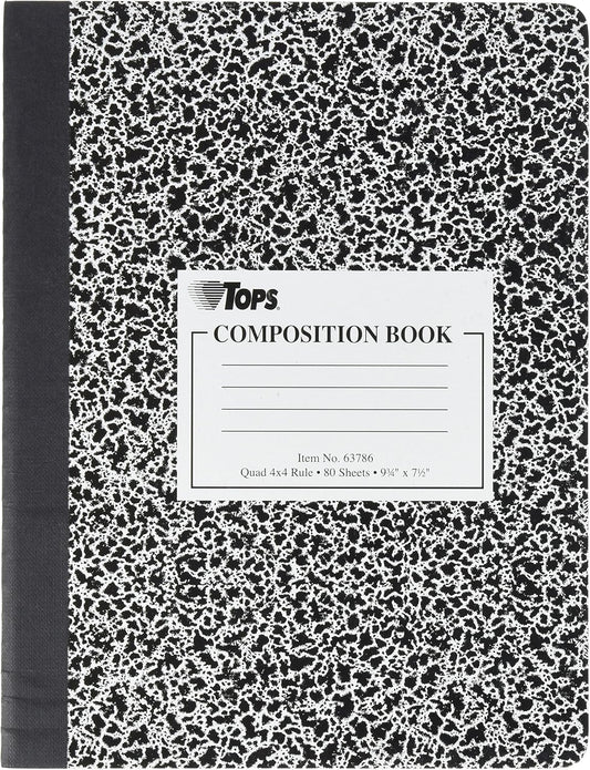 Quad Ruled Composition Notebook: Optimal Organization!