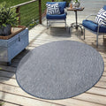 Stylish 8ft Round Outdoor Rug Washable by Keen Home Design
