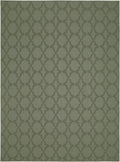 Garland Rug Sparta Non Slip Polypropylene 6 ft x 9 ft Sage Green Rug