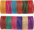 Colorful Bangle Collection Indian Bollywood Metal Bangles Set of 144
