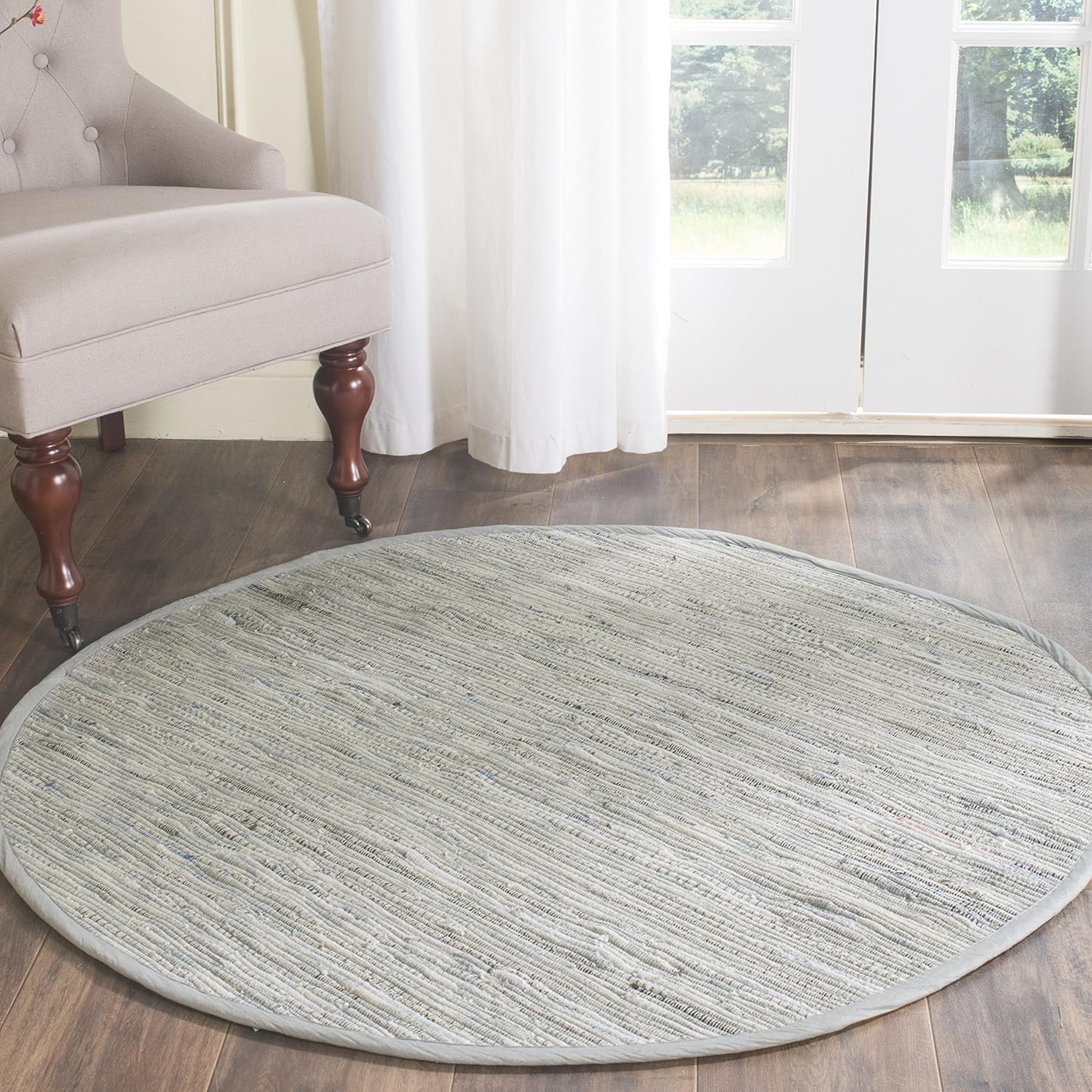 SAFAVIEH Handmade Boho Stripe Cotton Area Rug for Home Decor