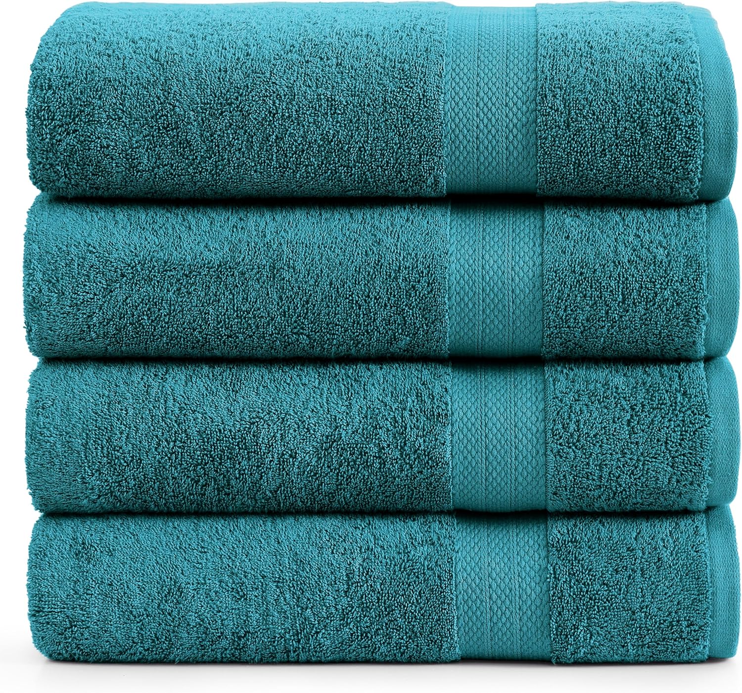 100% Ring Spun Cotton Bath Sheets Set - Extra Large Towels