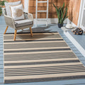 Courtyard Collection Area Rug 7ft1 Square - Durable Indoor/Outdoor Rug