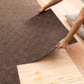 Peel and Stick Carpet Tile 24in x 24in Brown - Easy DIY Flooring