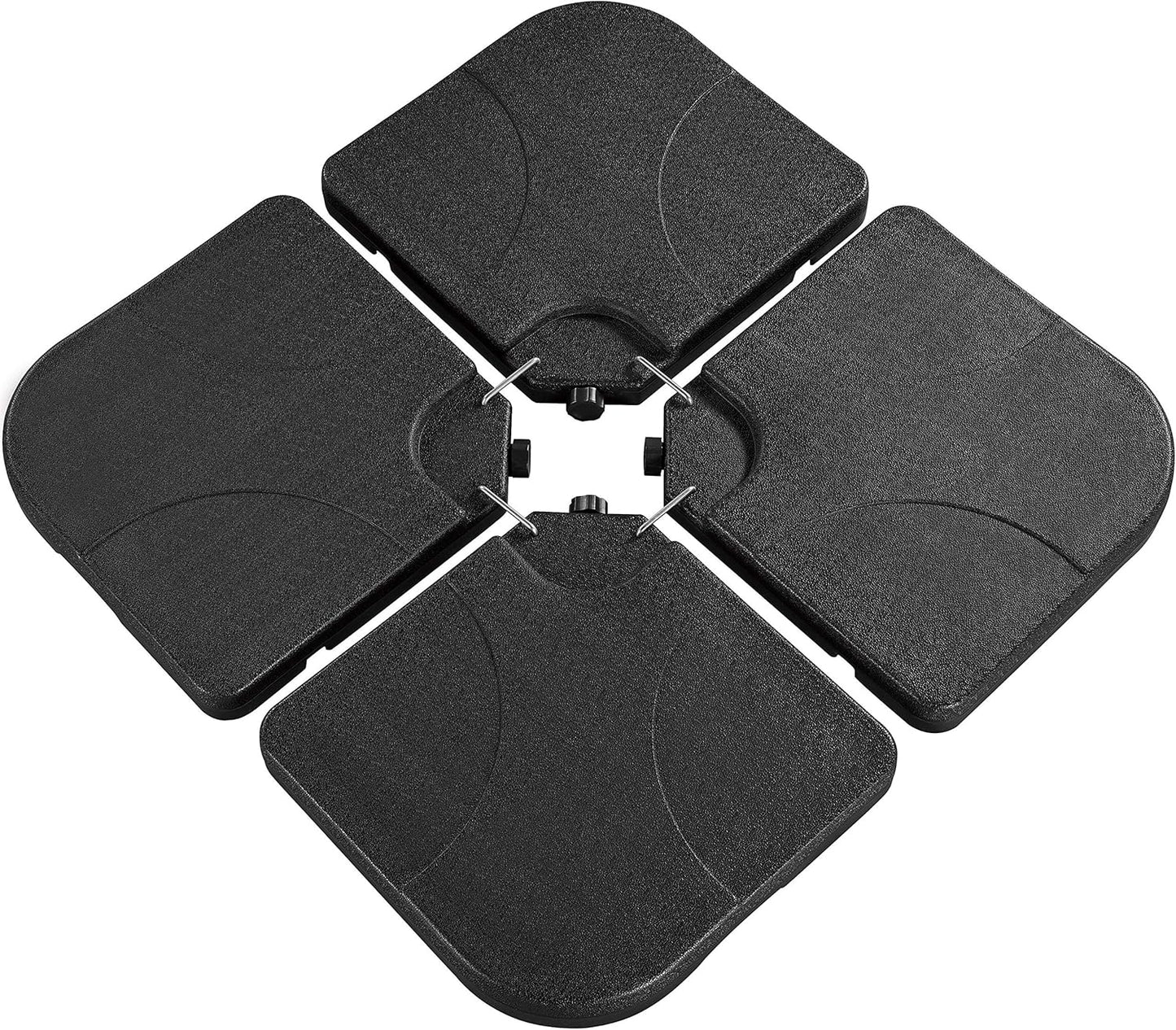 Yaheetech 4-Piece Fillable Patio Umbrella Base Stand Review