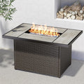 Grand Patio 43-In Gas Fire Pit Table - 60,000 BTU Outdoor Heat