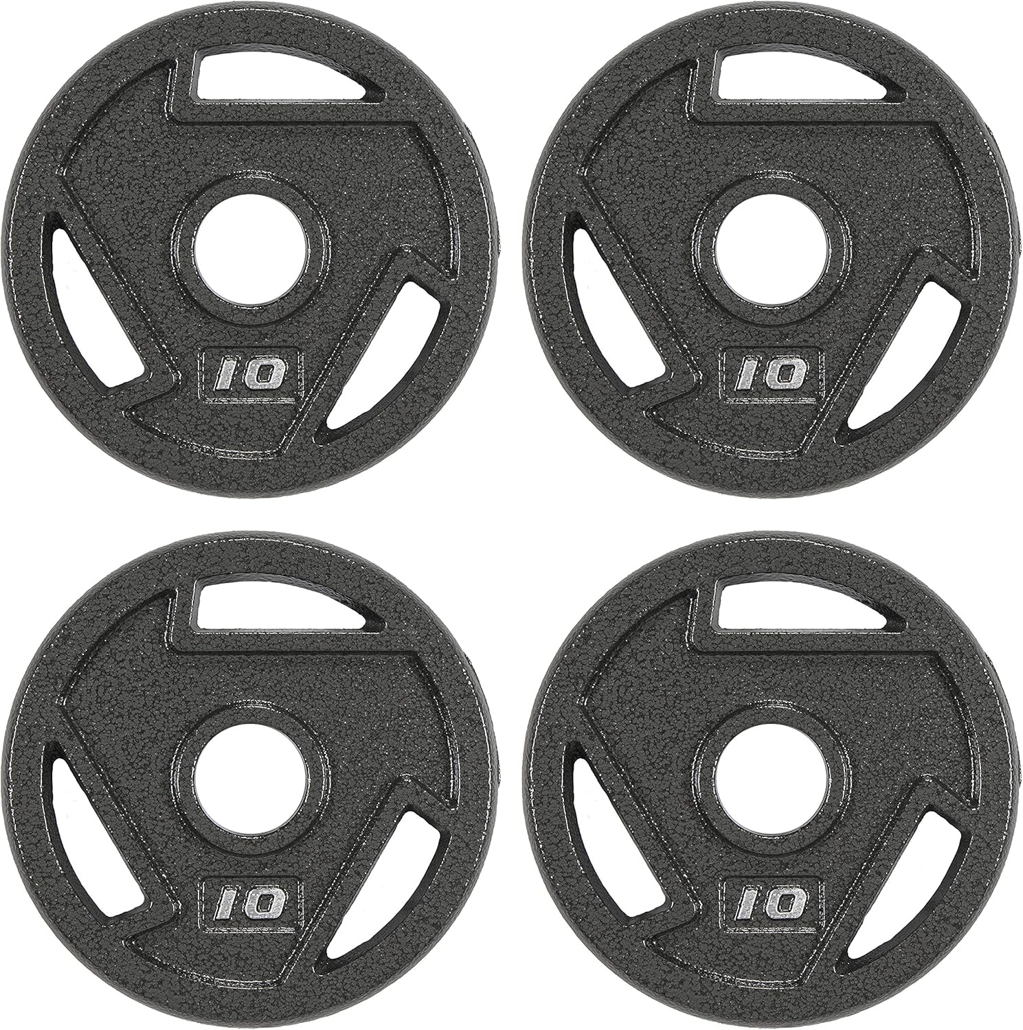 Signature Fitness Cast Iron Weight Plates for Strength Training