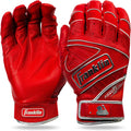Franklin Sports MLB Powerstrap Batting Gloves - Durable Fit