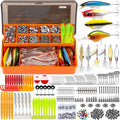 PLUSINNO 353 PCS Fishing Lures Kit for Freshwater Bass Fishing