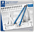 STAEDTLER Mars Lumograph Art Drawing Pencils Set of 24 - Wide Shade