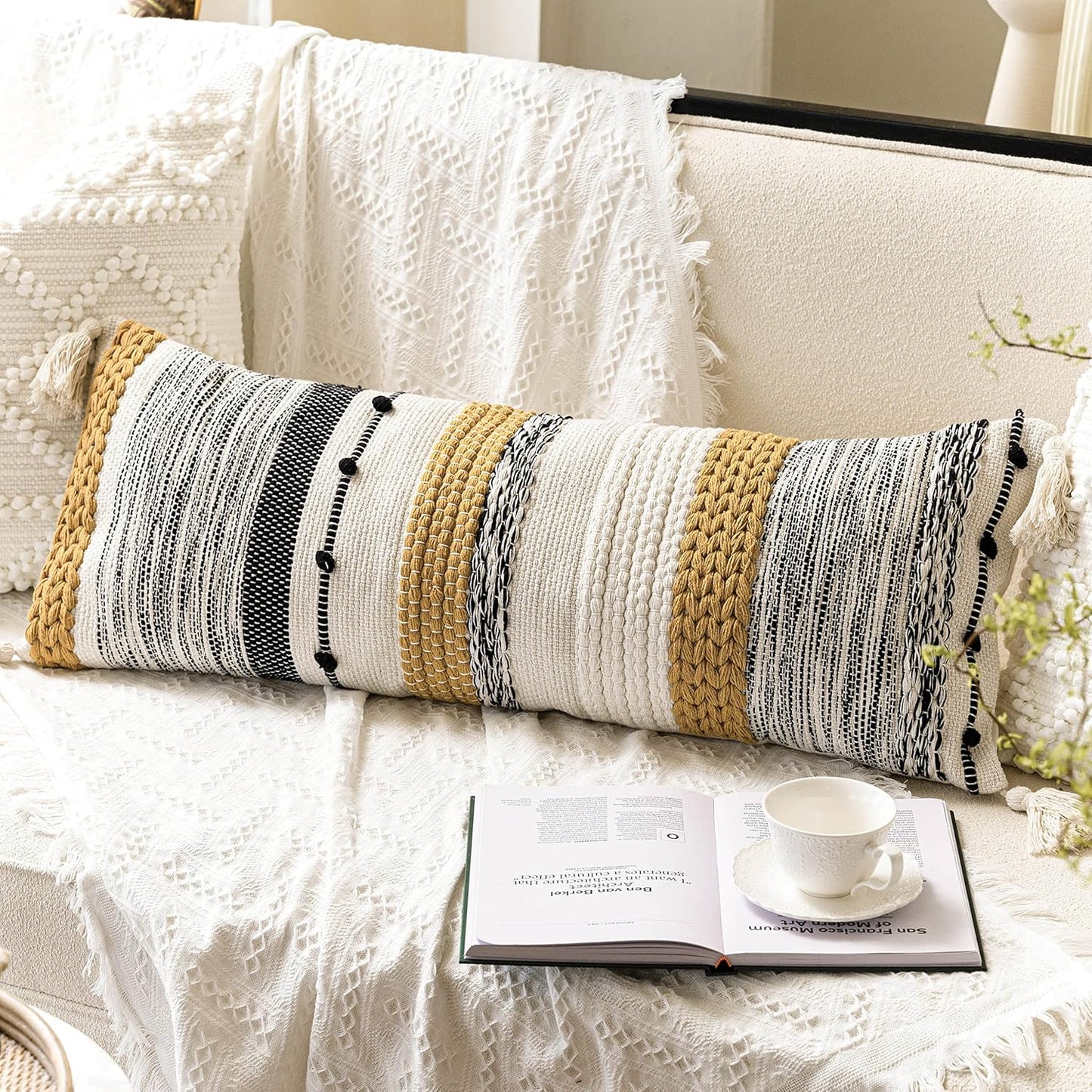Fall Decorative Lumbar Throw Pillow Cover for Cozy Home Decor