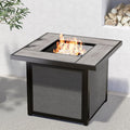 Grand Patio 32-In Square Outdoor Gas Fire Pit Table - 50,000 BTU